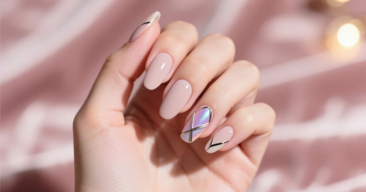 Simple Prom Nails