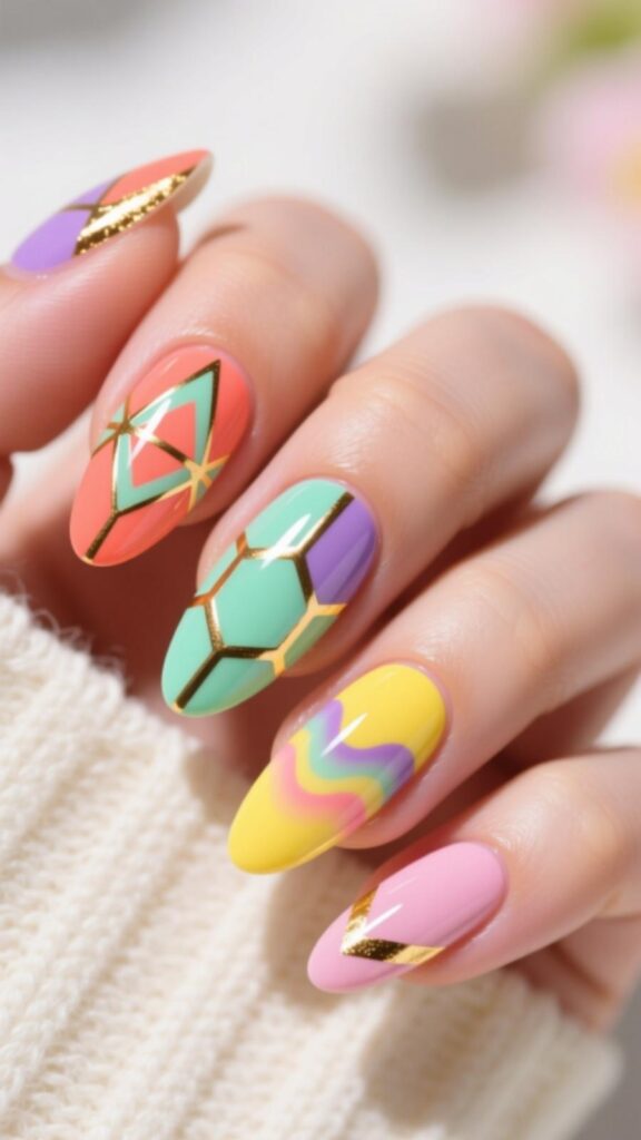 Geometric Vibrance Art
