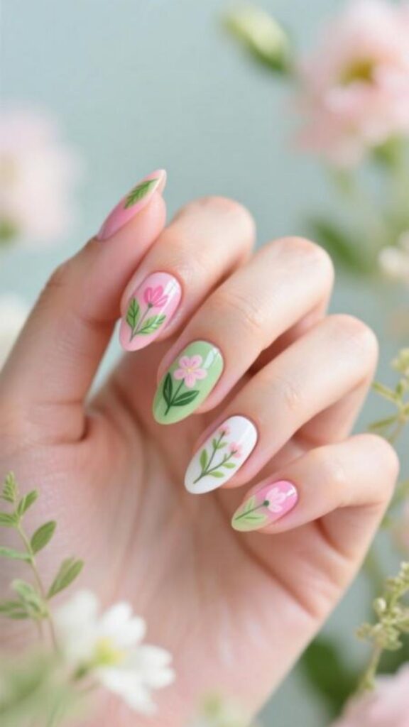 Leafy Floral Tips