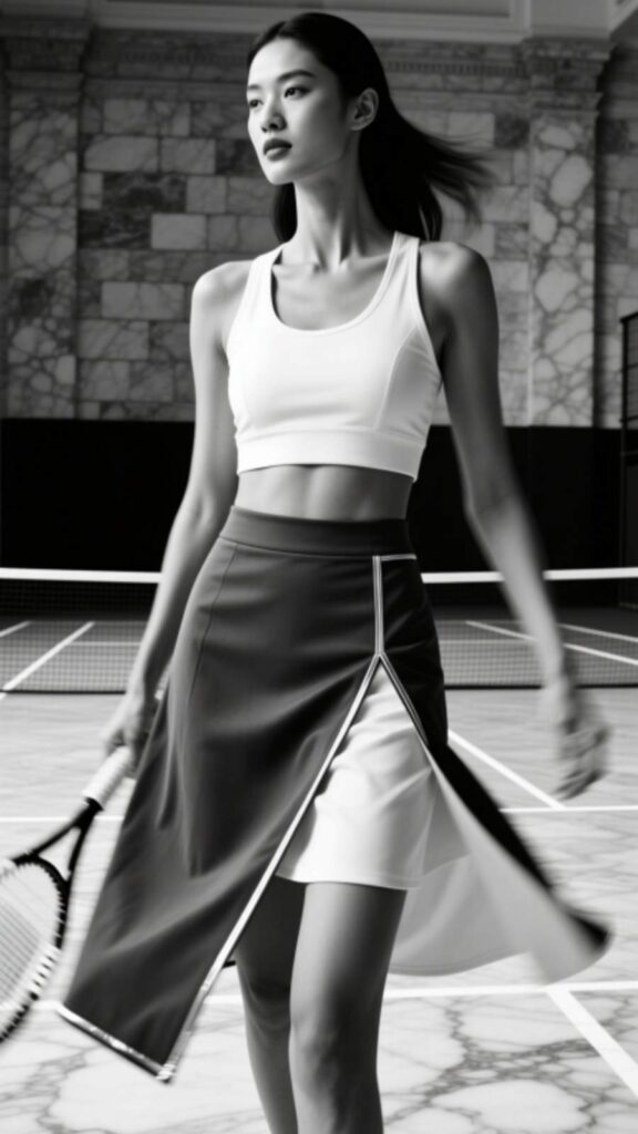 Monochrome Black and White Ensemble