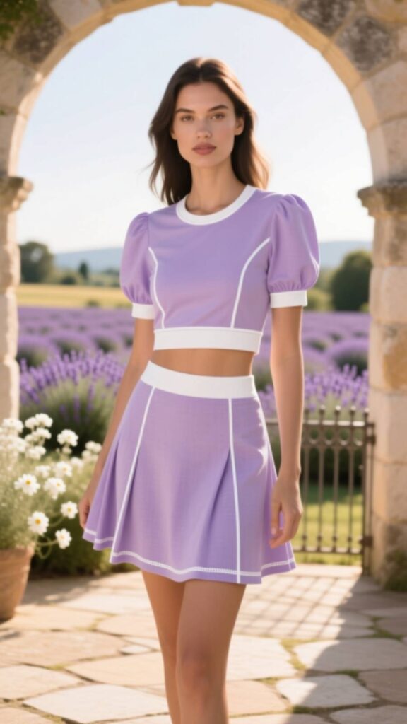 Lavender Dream with White Accents