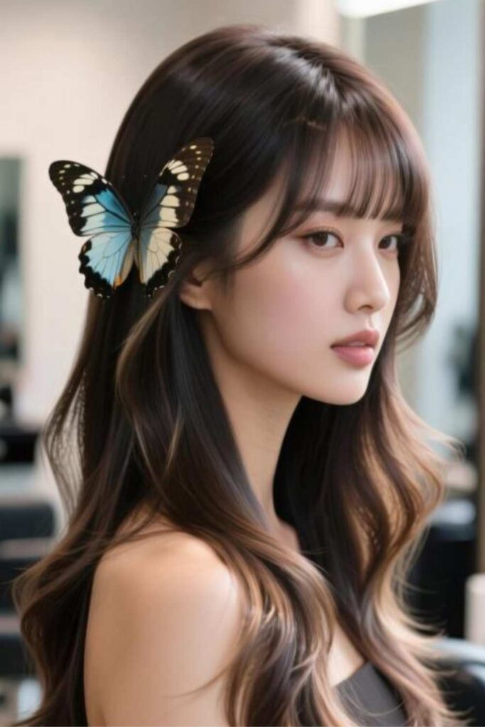 Long Layered Butterfly Haircut