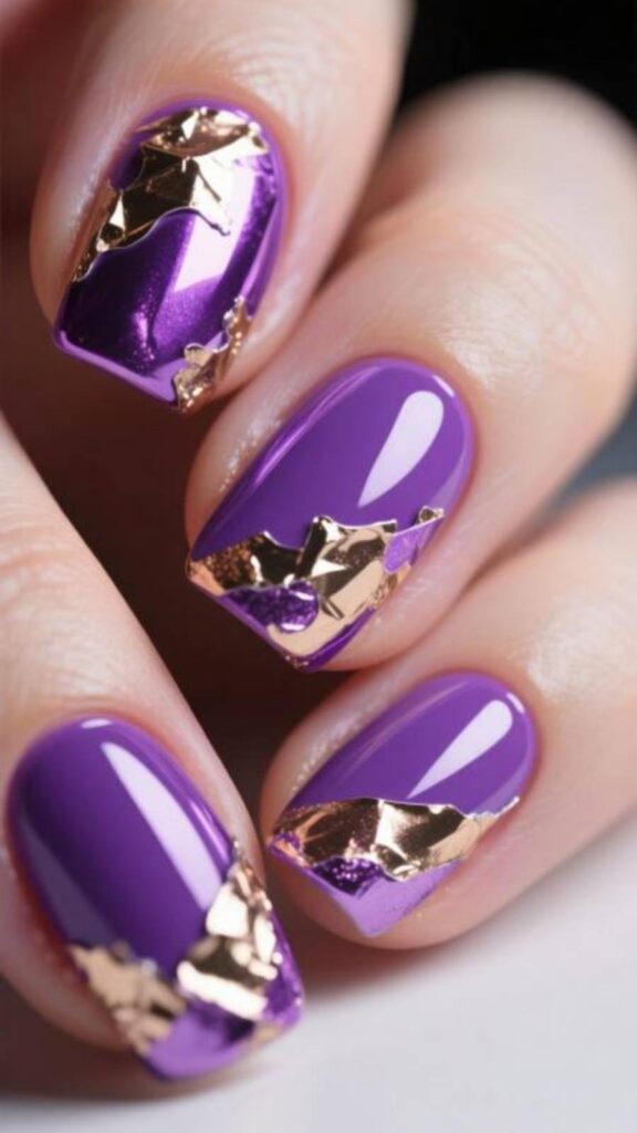 Purple Foil Accents
