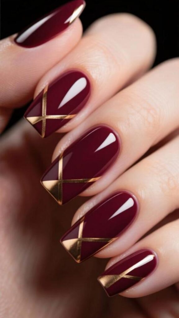 Bold Maroon Elegance