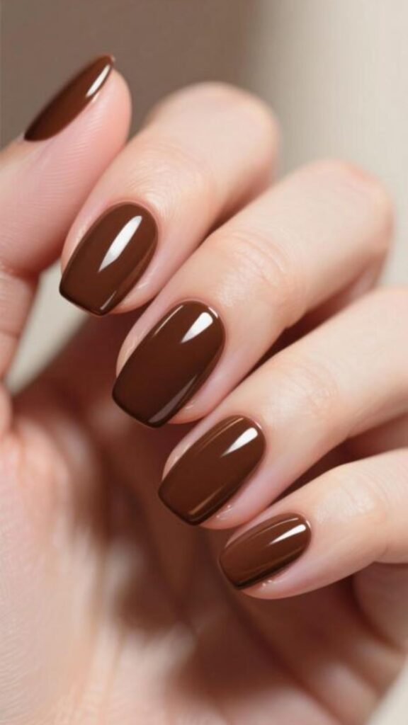Glossy Mocha Brown