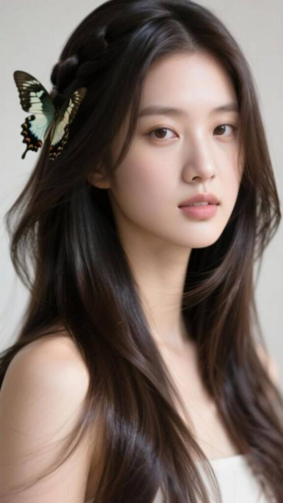 Long Layered Butterfly Hairstyle