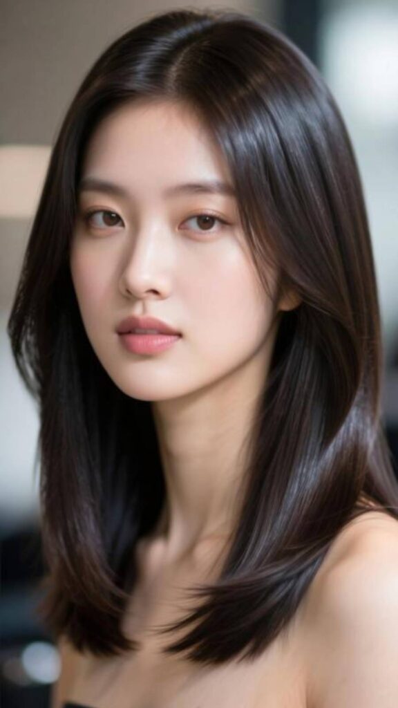 Sleek And Glossy Butterfly Cut