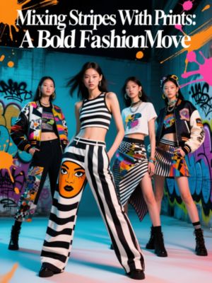 Mixing Stripes with Prints: A Bold Fashion Move