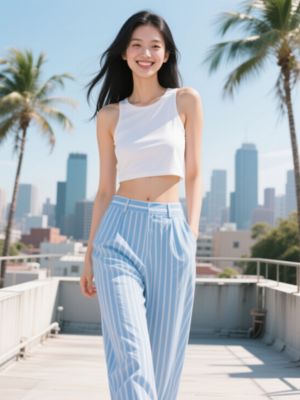 Best Fabrics for Striped Pants in Summer