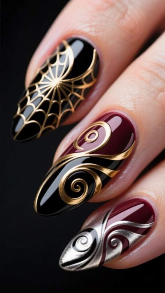 Swirled Spider Tips