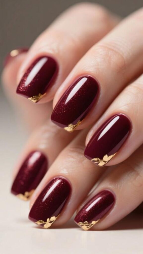 Deep Burgundy Elegance