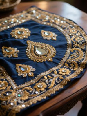 Mirror Work Aari Embroidery