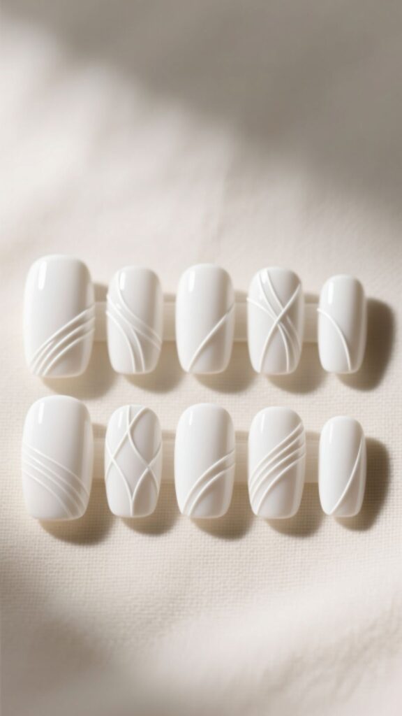 Minimalist White Lines