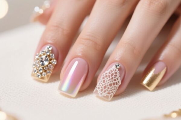 Wedding Nails Square
