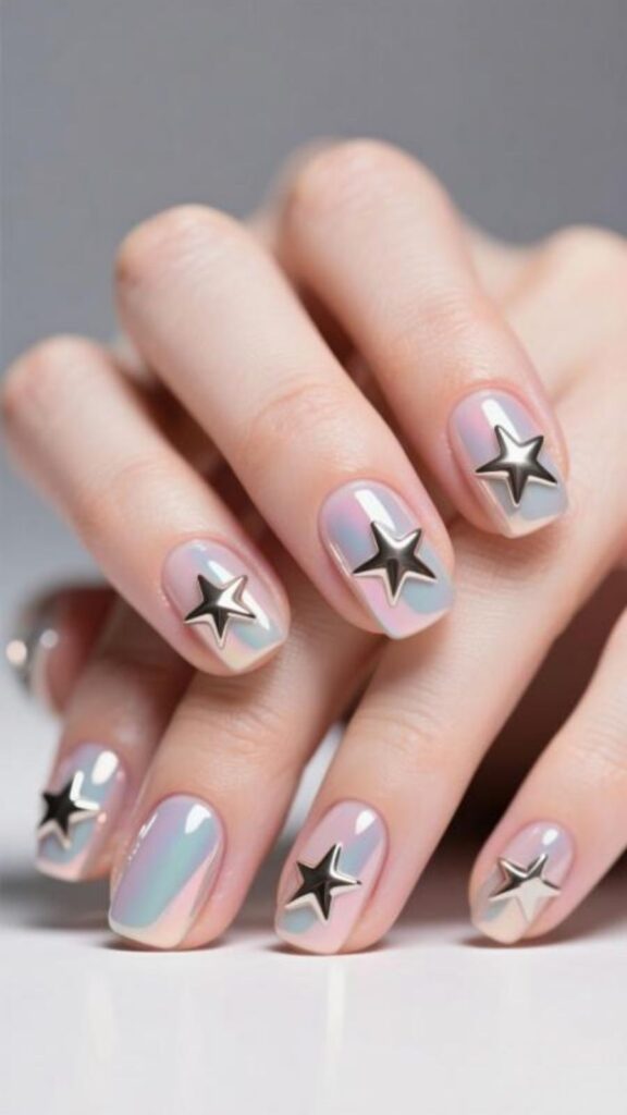 Metallic Star Accents