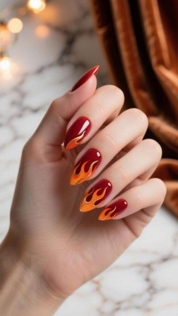 Red Flame Minimalism