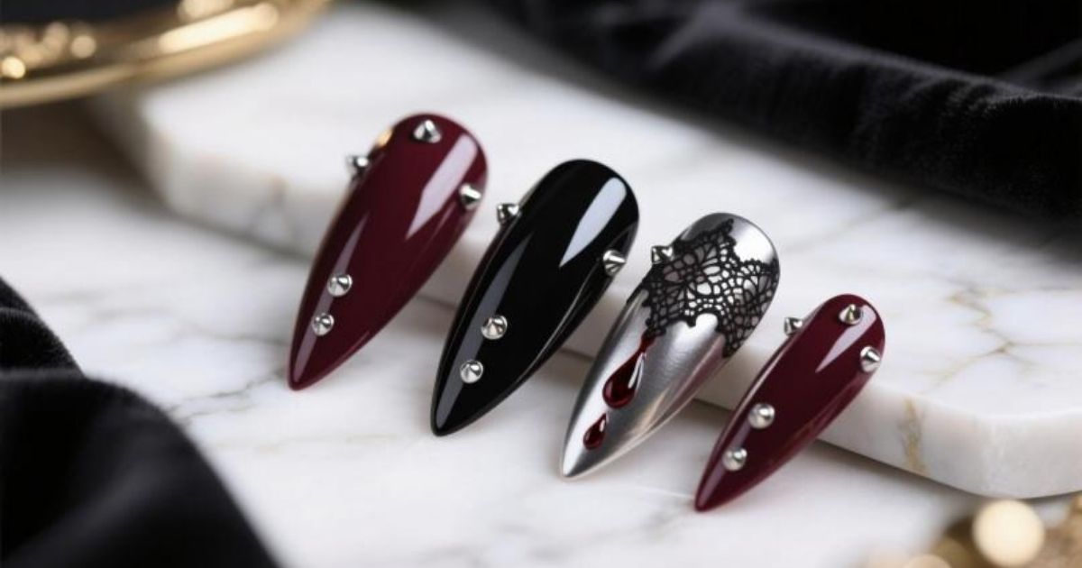 vampire Nails Gothic