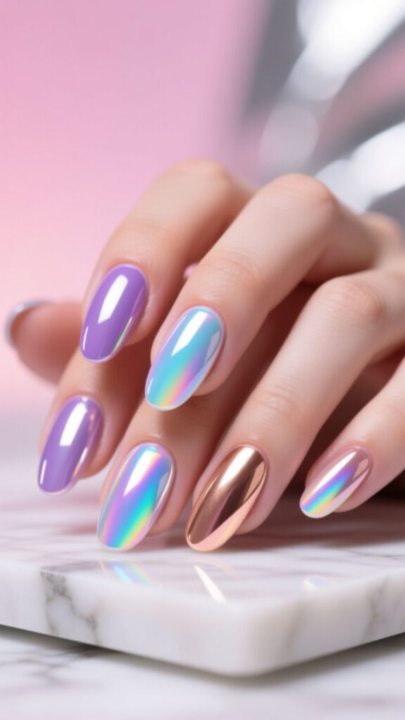 Holographic Nails