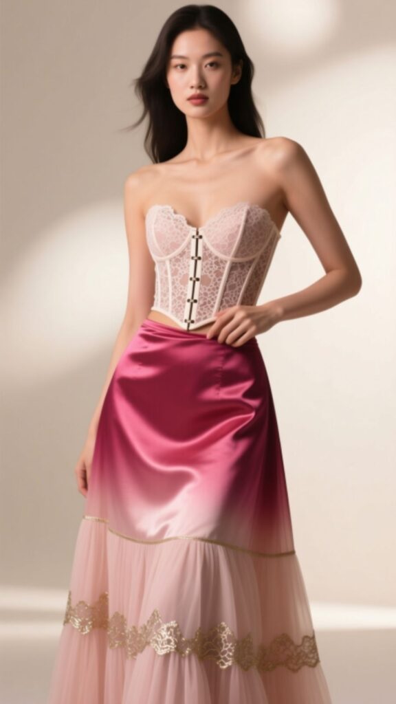 Corset Top with Skirt