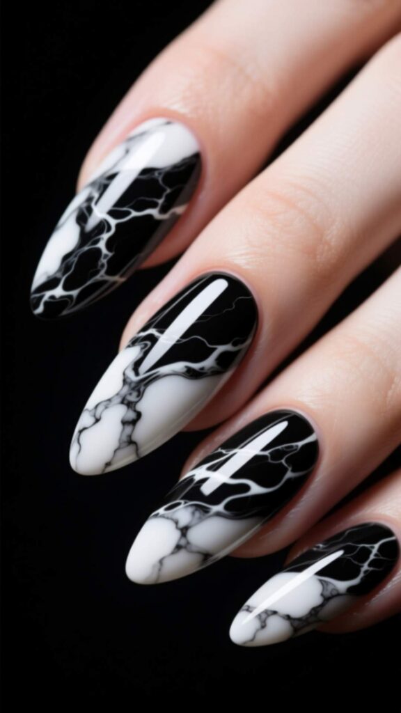 Marble Effect Nails