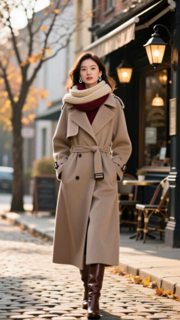 Cashmere Sweater with Trousers
