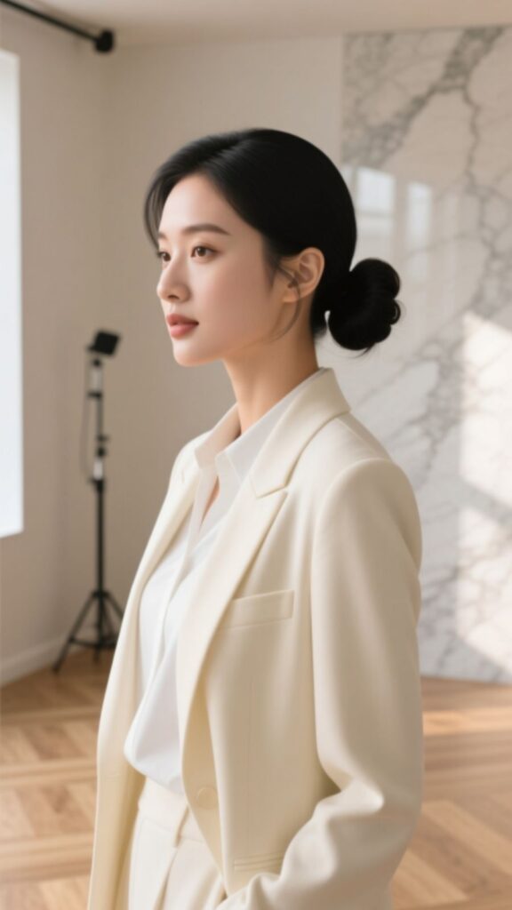 Low Bubble Ponytail
