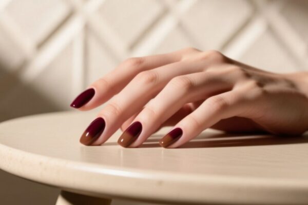 Cherry Mocha Nails