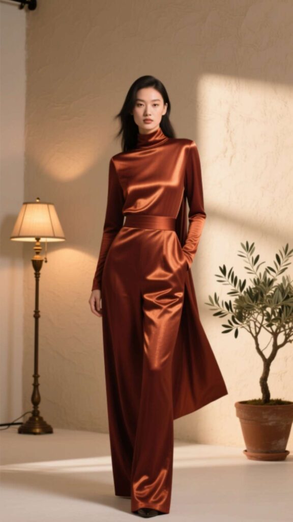 Long-Sleeve Jumpsuit