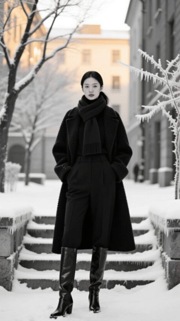 Monochrome Winter Outfit