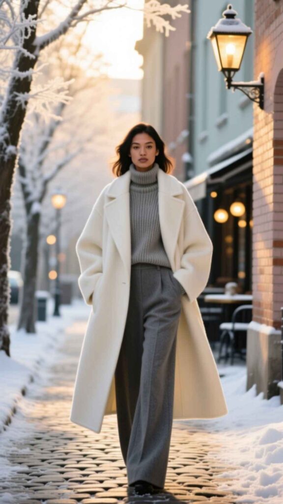 Thermal Set with Oversized Coat