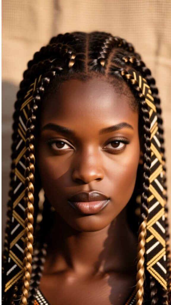 Fulani Cornrows (Tribal Style)