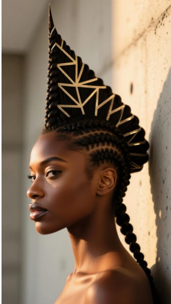 Cornrow Mohawk Style