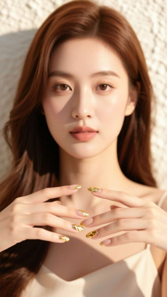  Nude and Gold Accents