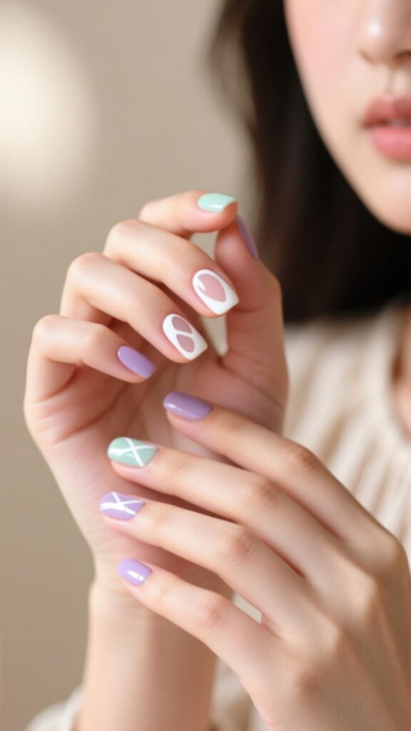 Negative Space Nails