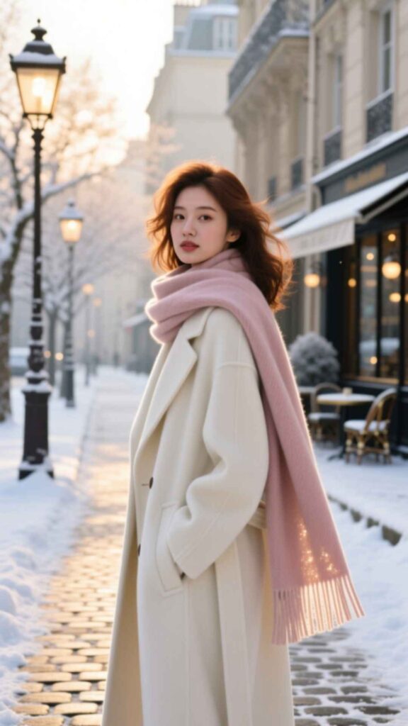Blanket Scarf with Coat