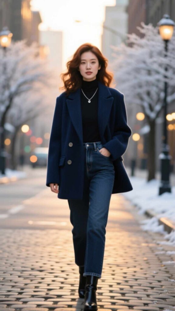 Wool Blazer with Jeans