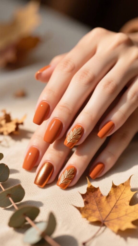 Terracotta Gel Nails