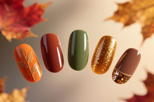Fall Gel Nails