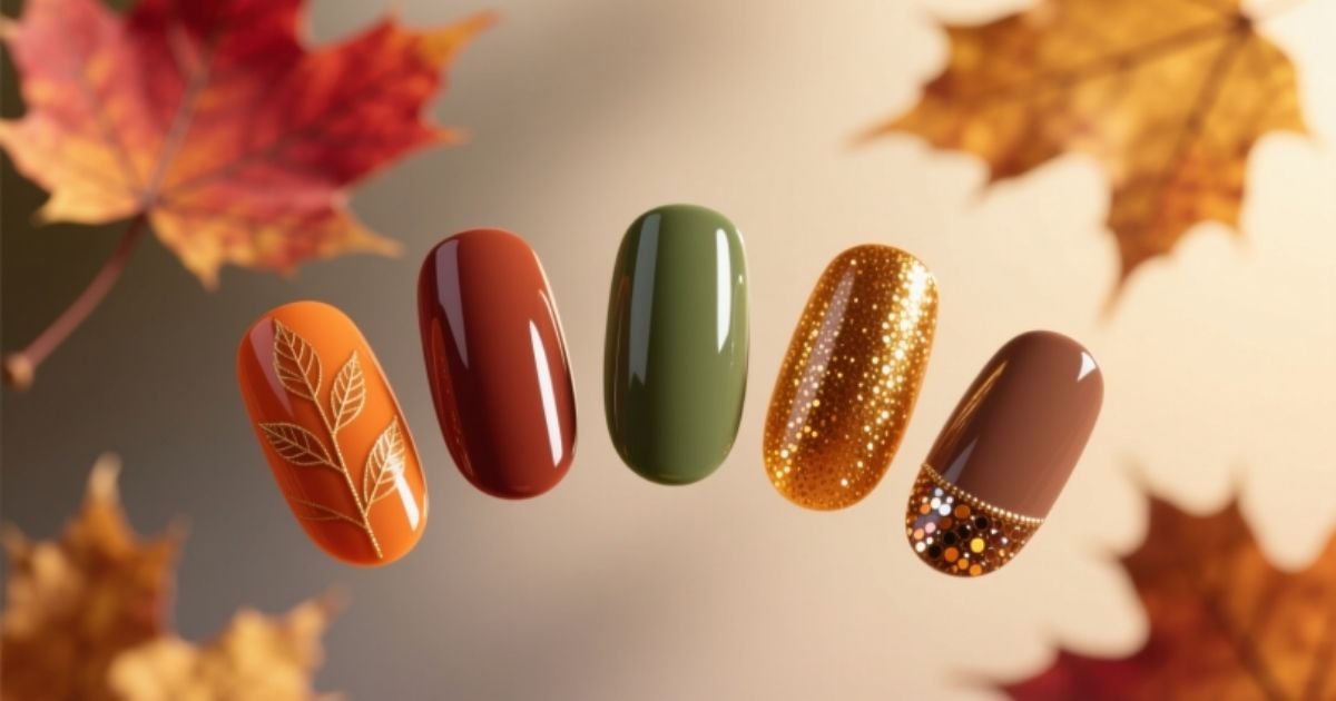 Fall Gel Nails
