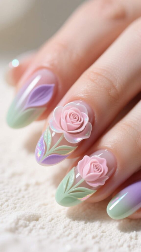 Flower Petal Negative Space