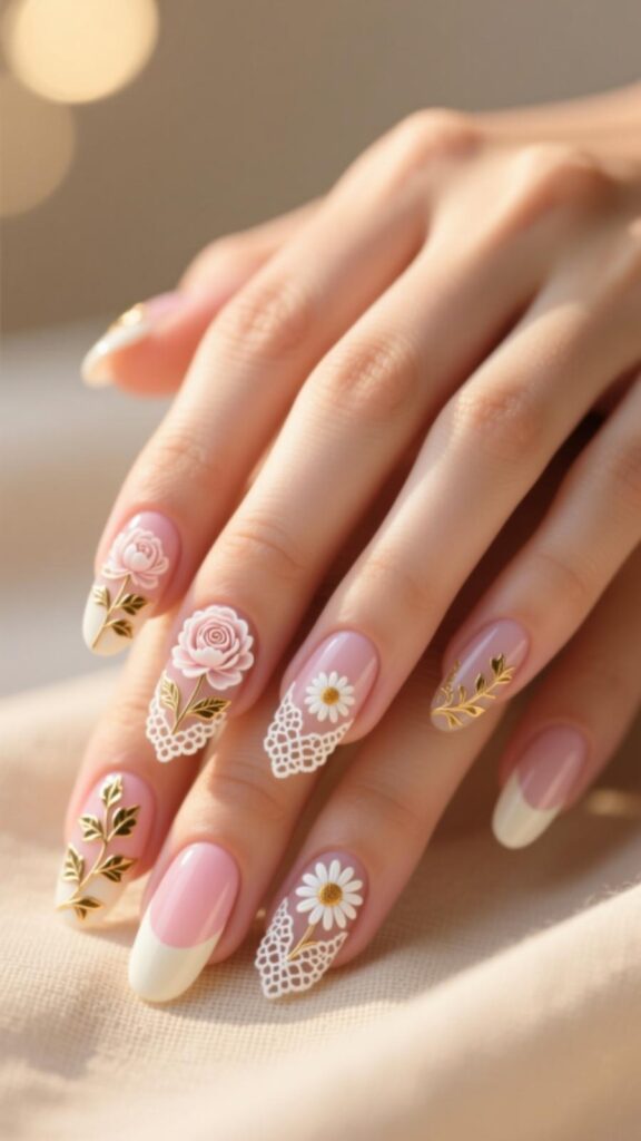 Floral Lace Overlay