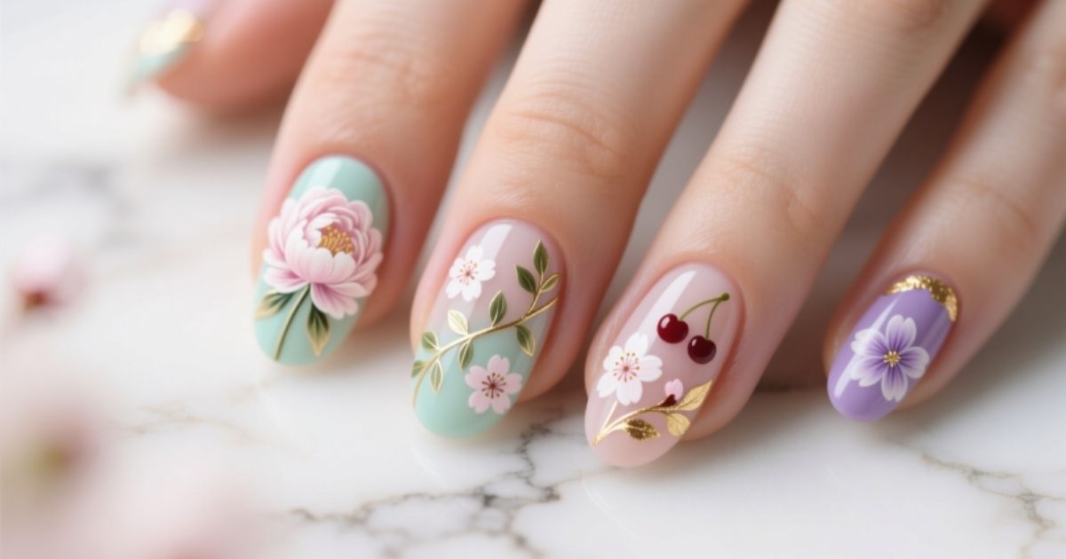 Floral Nail Designs