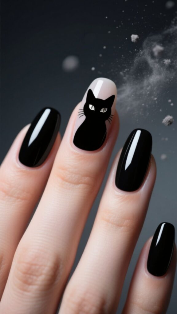 Classic Black Cat Silhouette