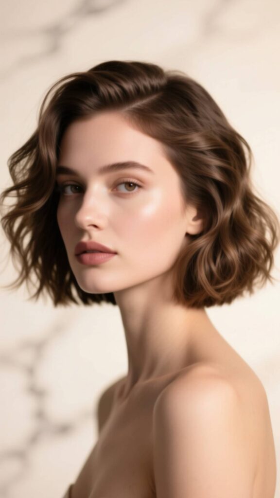 Textured Bob with Face-Framing Pieces