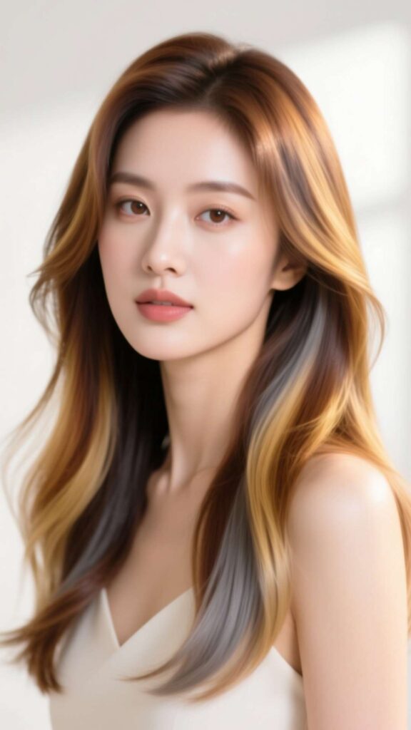 Long Layers with Balayage Color