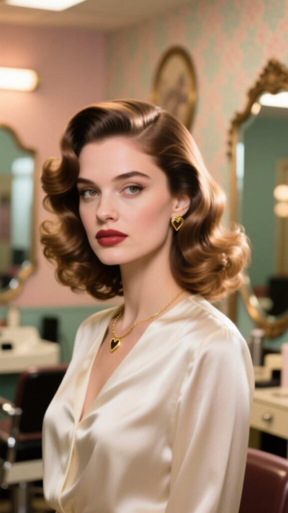  Retro Waves with Side Part