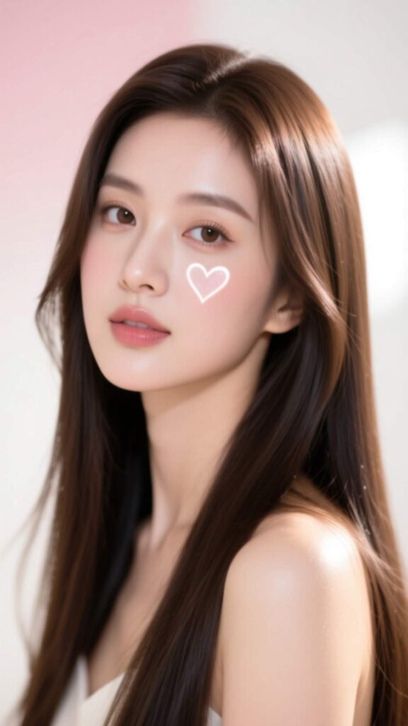 Long Straight Hair with Side Layers