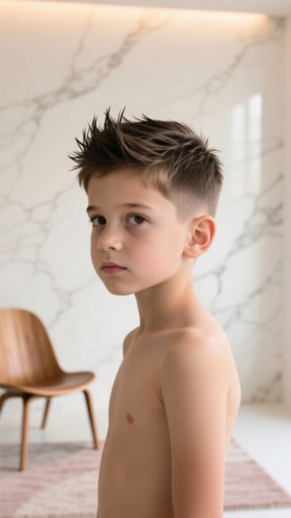 Slick Back Hair