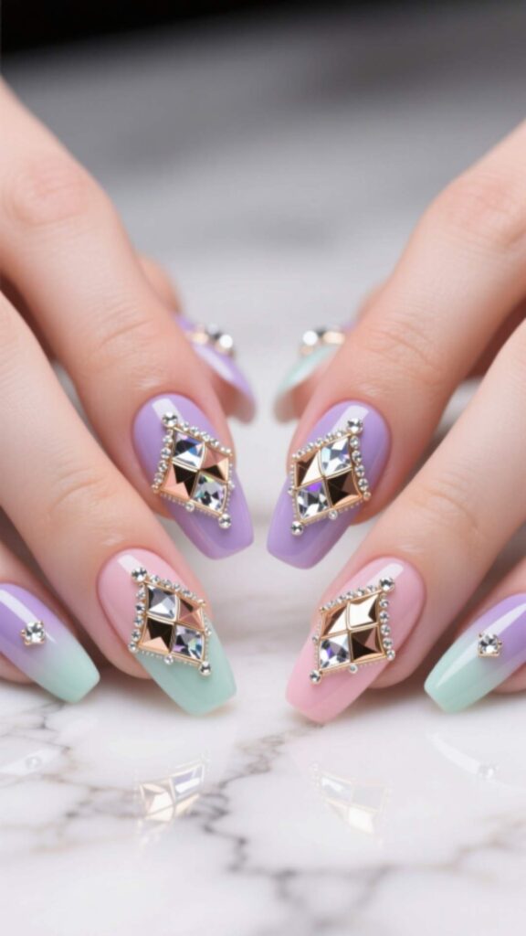 Crystal Libra Nails