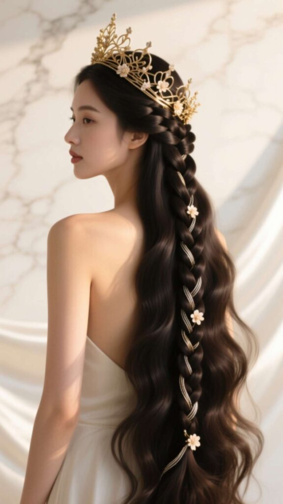 Long Braided Crown
